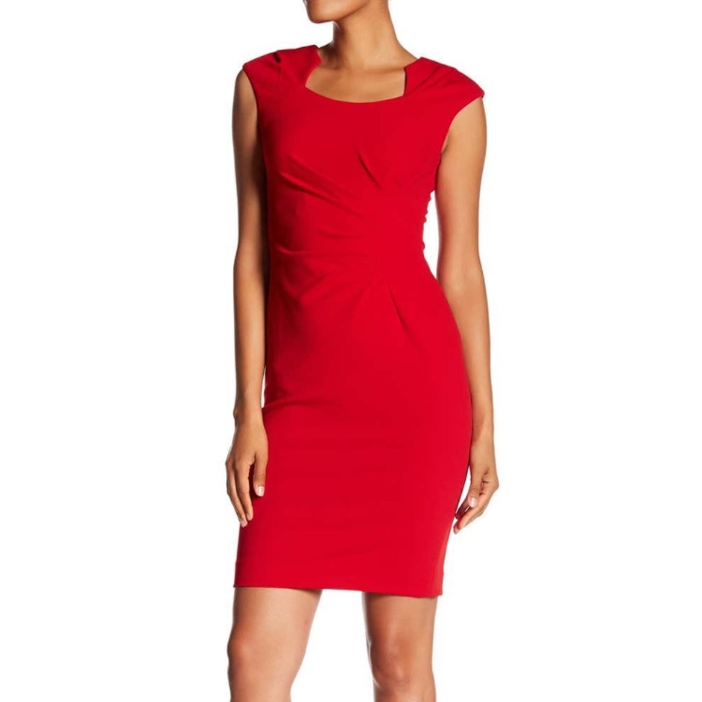Calvin Klein red dress
